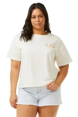 T-SHIRT RIP CURL TIKI TROPICS RELAXED Meilleur Choix