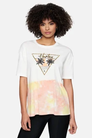 Réduction T-SHIRT HURLEY PERSEA BOYFRIEND