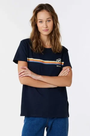 Vente Flash T-SHIRT RIP CURL MELTING WAVES