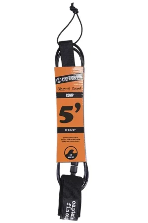 Marque LEASH CAPTAIN FIN SHRED CORD COMP 5'