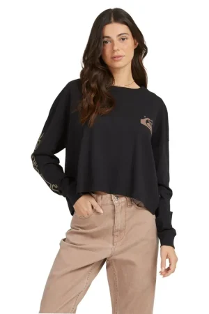 T-SHIRT QUIKSILVER OVERSIZED CROP Affaire À Saisir