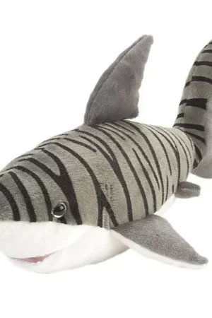 Paiement Sécurisé PELUCHE REQUIN TIGRE 38CM - WILD REPUBLIC
