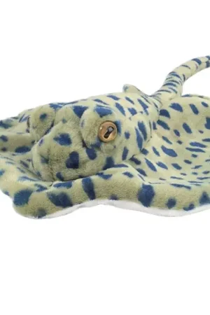 PELUCHE RAIE POINT BLEU 30 CM - WILD REPUBLIC Promotion Saisonnière
