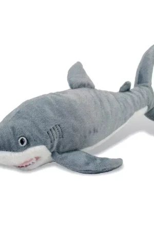 Meilleur Choix PELUCHE REQUIN BLANC 38CM - WILD REPUBLIC