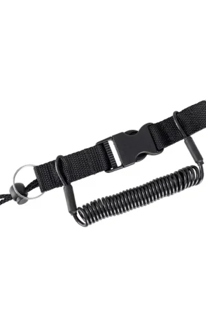 Expédié Aujourd'hui Dragonne mousqueton tire-bouchon + anneau - 130cm