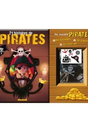 21 HISTOIRES DE PIRATES - FOND BLEU Haute Qualité