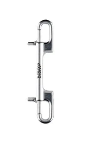 Pas Cher Mousqueton targette double Nx Series inox - 12cm