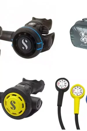 Commander Maintenant Pack Détendeur MK2 EVO/R105 + Octopus R095 - Manomètre - Sacoche