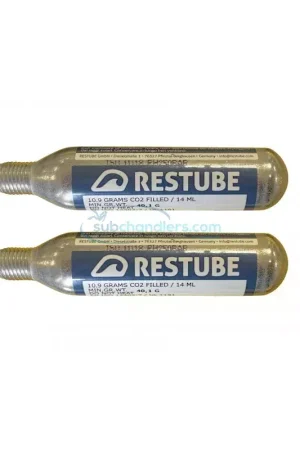 Offre Du Jour Lot de 2 cartouches CO₂ 10,9 g – Restube Snorkeling