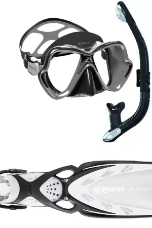 Pack PMT Piscine - Masque X-Vision LS + Palmes X-Stream + Tuba Ergo Dry Bon Marché